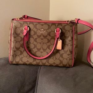 Coach print purse NWOT